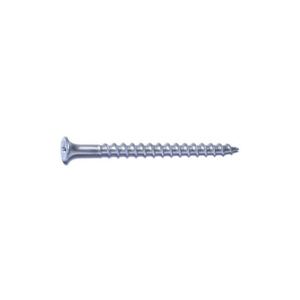 Buildright Deck Screw, #8 x 2-1/2 in, Steel, Flat Head, Phillips Drive, 322 PK 53993 - main